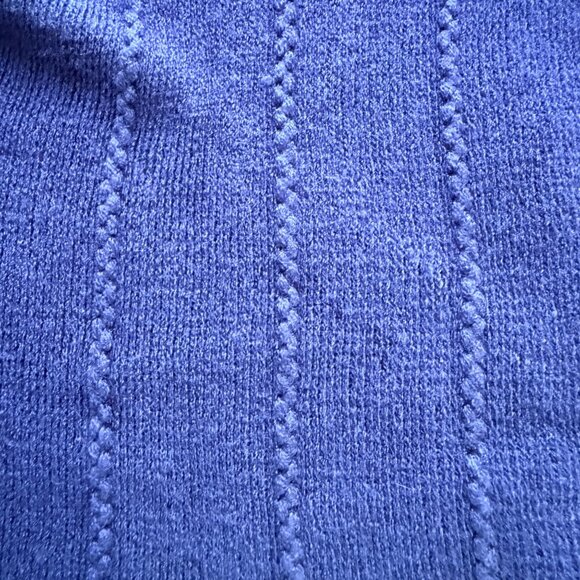 Layers By Lizden Marvelus Cardigan Womens Plus One Size Blue Acrylic Fringe - Picture 5 of 6